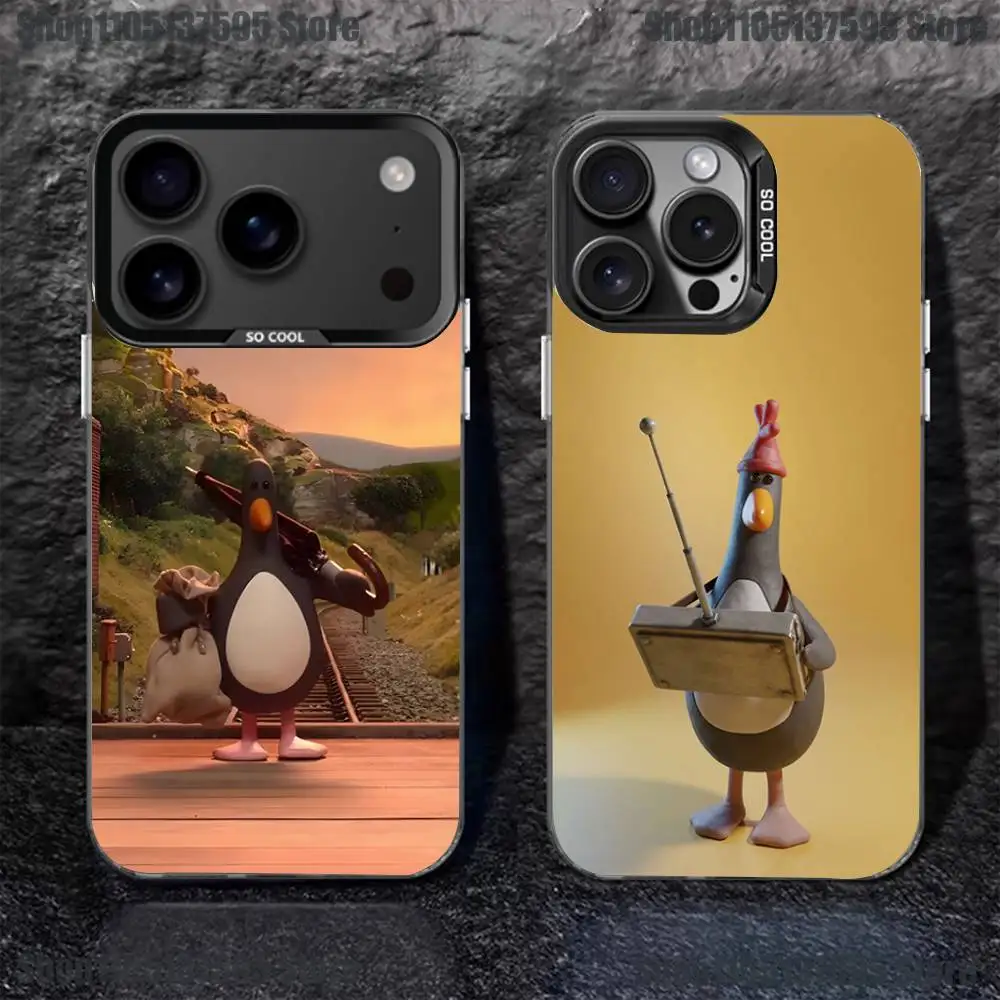 

Funny Feathers McGraw Phone Case For iPhone 17,16,15,14,13,12,11,Pro,XS,Max,Plus,Mini,SE4,E Black Matte Shockproof Cover