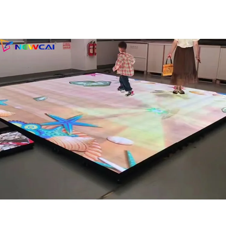 Factory Direct Interactive Digital Full Color Floor LED Screen Waterproof Hot Sale For Elevator Use For Dance Games