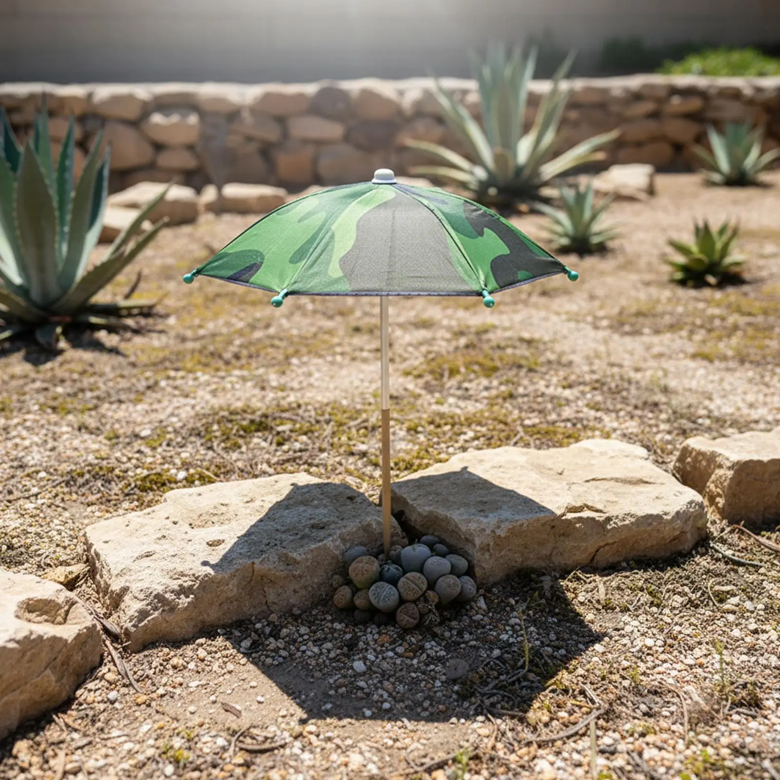 Plant Umbrella Sun Protection Potted Plant Shade Compact Folding Umbrella for Outdoor Balcony Garden Bed