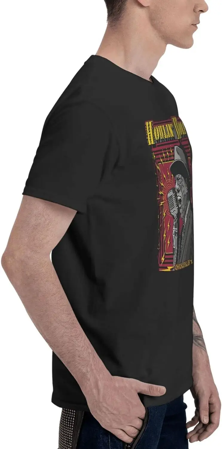 Howlin Wolf T Shirt Men's Summer Tee Casual Fashion Short Sleeve Tops