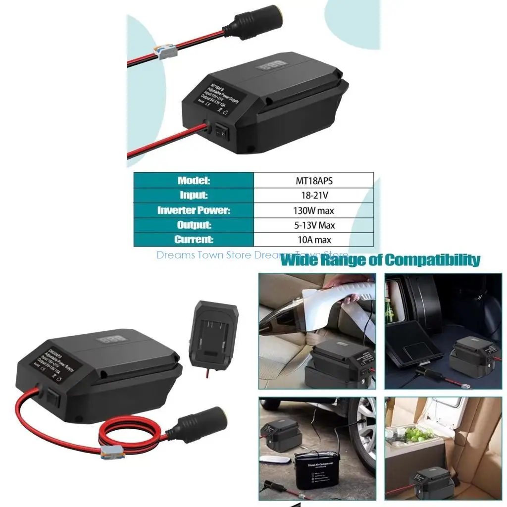 HX6A DC15-21V to DC5-13V Step Down Converter For 18V Electic Power Tools Voltages Regulator Adapter
