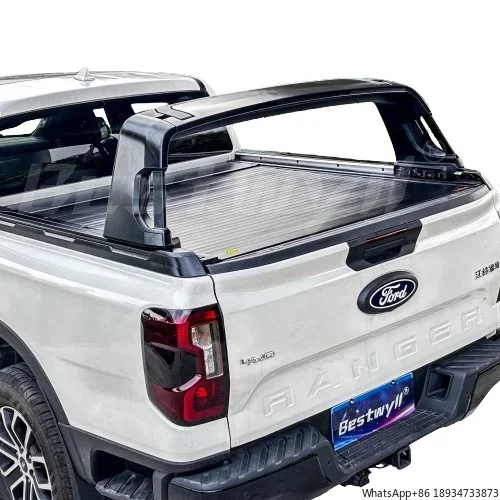 BESTWYLL Truck Aluminum Waterproof Electric 4x4 Pickup Retractable Tonneau Cover For Ford Ranger Stormtrak 2023+ Ea-H130