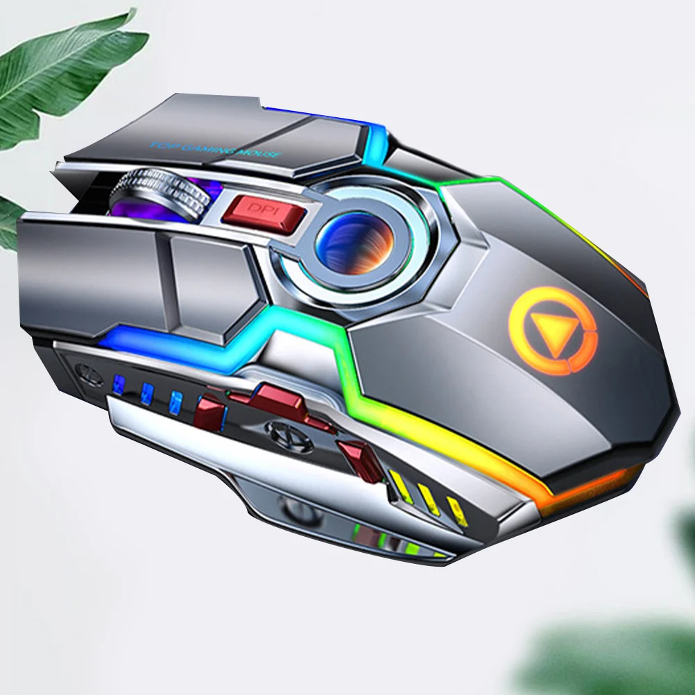 

1 шт., беспроводная игровая мышь RGB, 7 клавиш, бесшумная эргономичная беспроводная зарядка, 24 ГГц, цифровая передача, удобная ручка