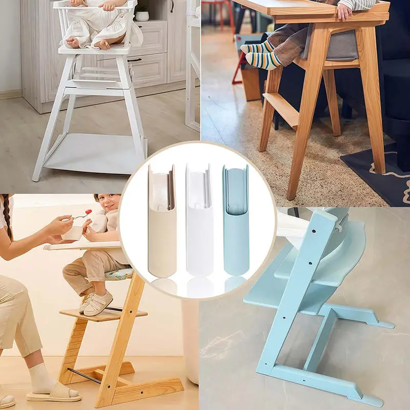 

Baby Highchair Accessories Safety Anti-Skid Leg Pad Feet Insert Dining Chair Detachable Floor Protectors Caps