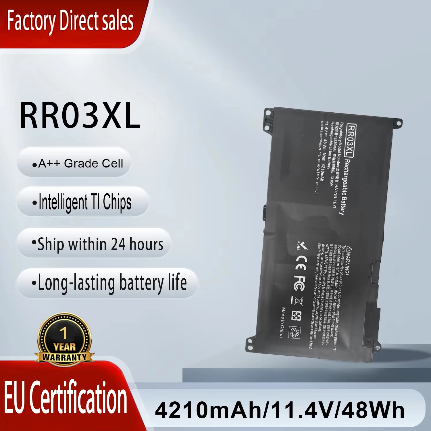 RR03XL Notebook Bat…