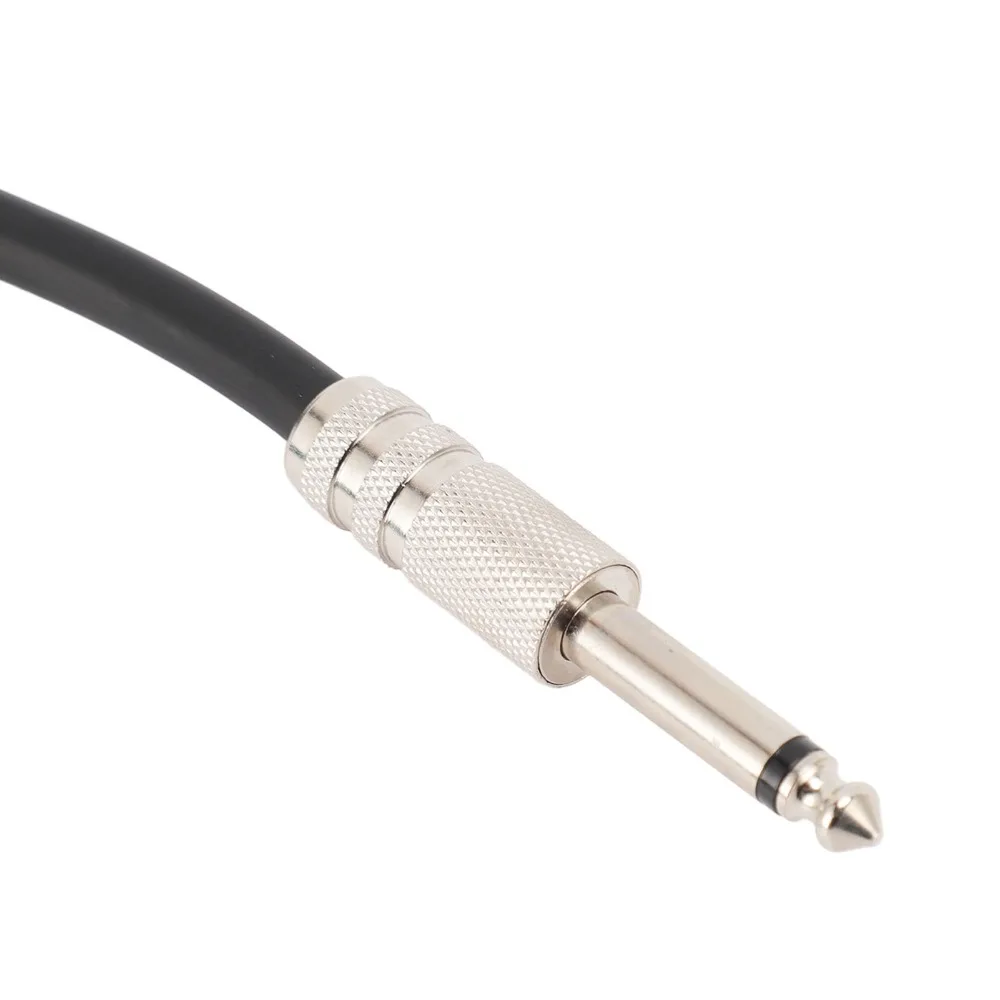 6.35mm to 6.35mm 1/4 Inch Electric Guitar Cable Noise Reduction Low Noise Instrument Cable Sound Instrument Cord for Keyboards
