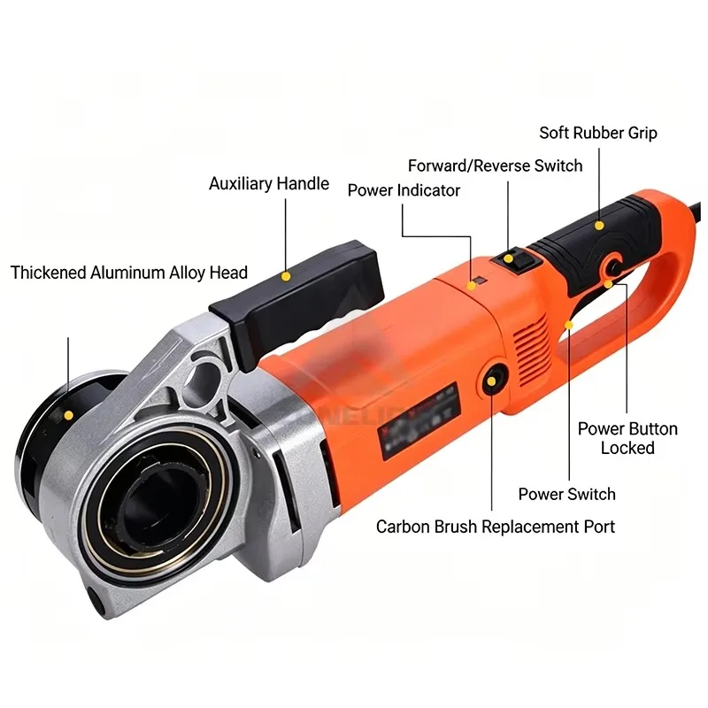 Professional Steel Pipe Processing Equipment Stable High Precision Industrial Thread Cutting Machine Pipe Thread Cutting Machine