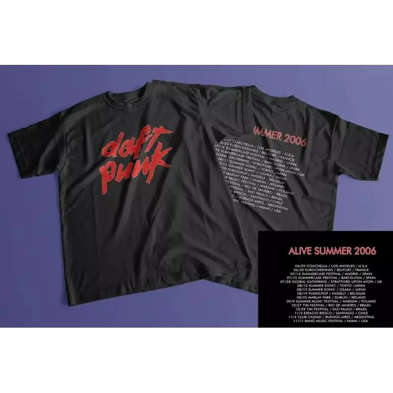 

Футболка Tour Daft Punk 2006, черная