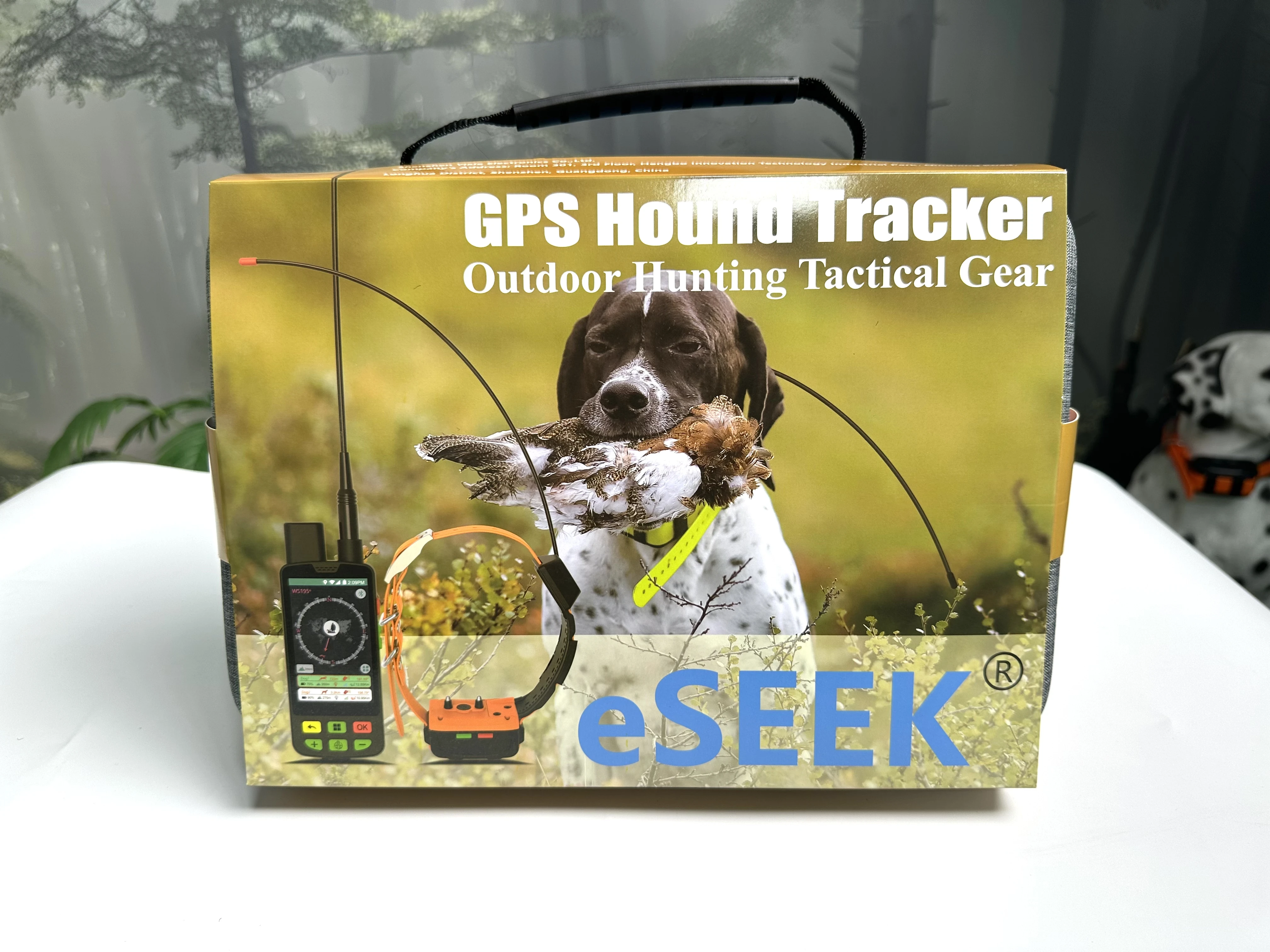 Hunting Collar GPS Dog Training Collar With Remote, 15 Mile Range, Tracking Electric GEO Fence, Stimulation, Vibration