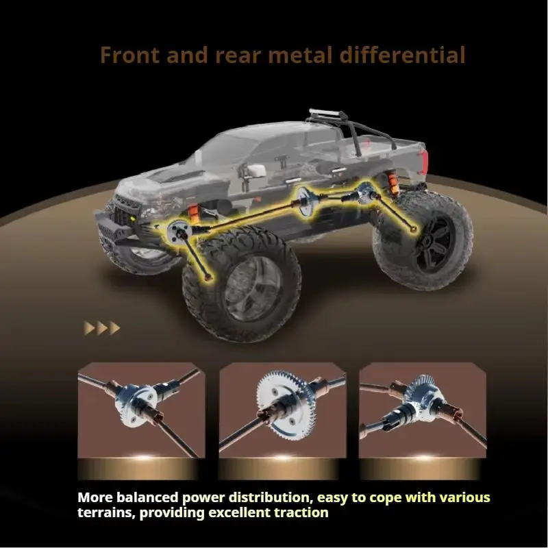 FMS 1:10 FMT Colorado Brushless RC Racing Off-Road Vehicle Climbing Car 80KM/H High-Speed 4WD Remote Control Car Model RS