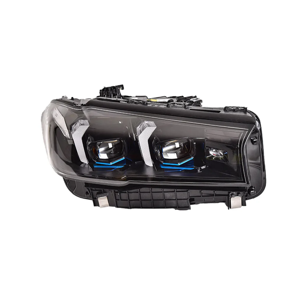 For BMW 5 Series G30 G38 2020-2023 Car Headlight Assembly Upgrade 2025 G68 Style Fangs Style LED Projector Lens Tool Accessories