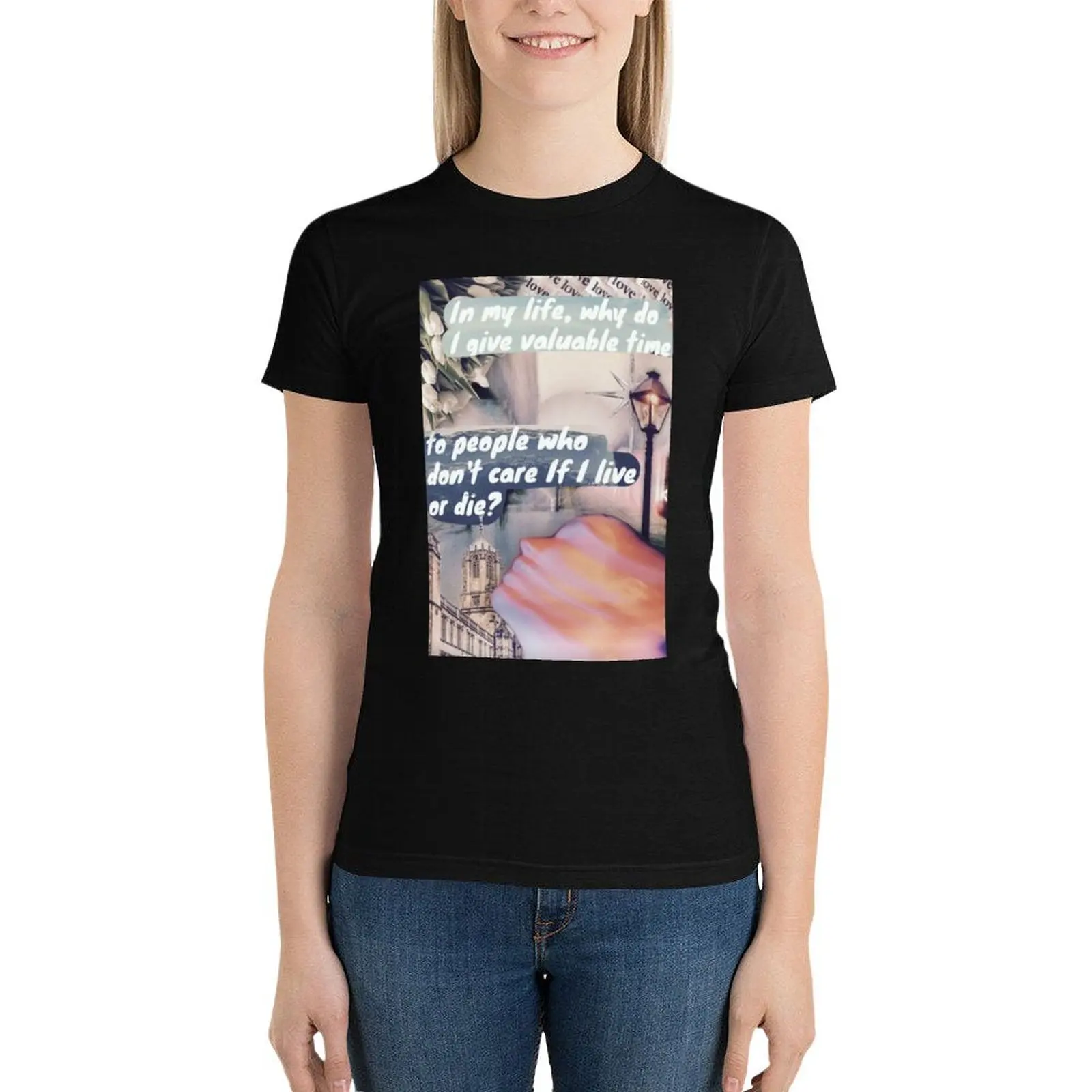 

The Smiths Heaven Knows Im Miserable Now T-Shirt summer tops lady clothes t shirt dress Women