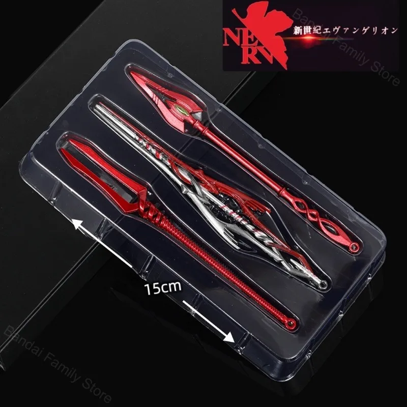 مجموعة شخصية أسلحة إيفانجيليون الرمح لونجينوس ، سبيكة أنيمي ، الأجهزة الطرفية ، نماذج لعبة ، جنود ميغابايت ، روبوت مزين ، أنيمي