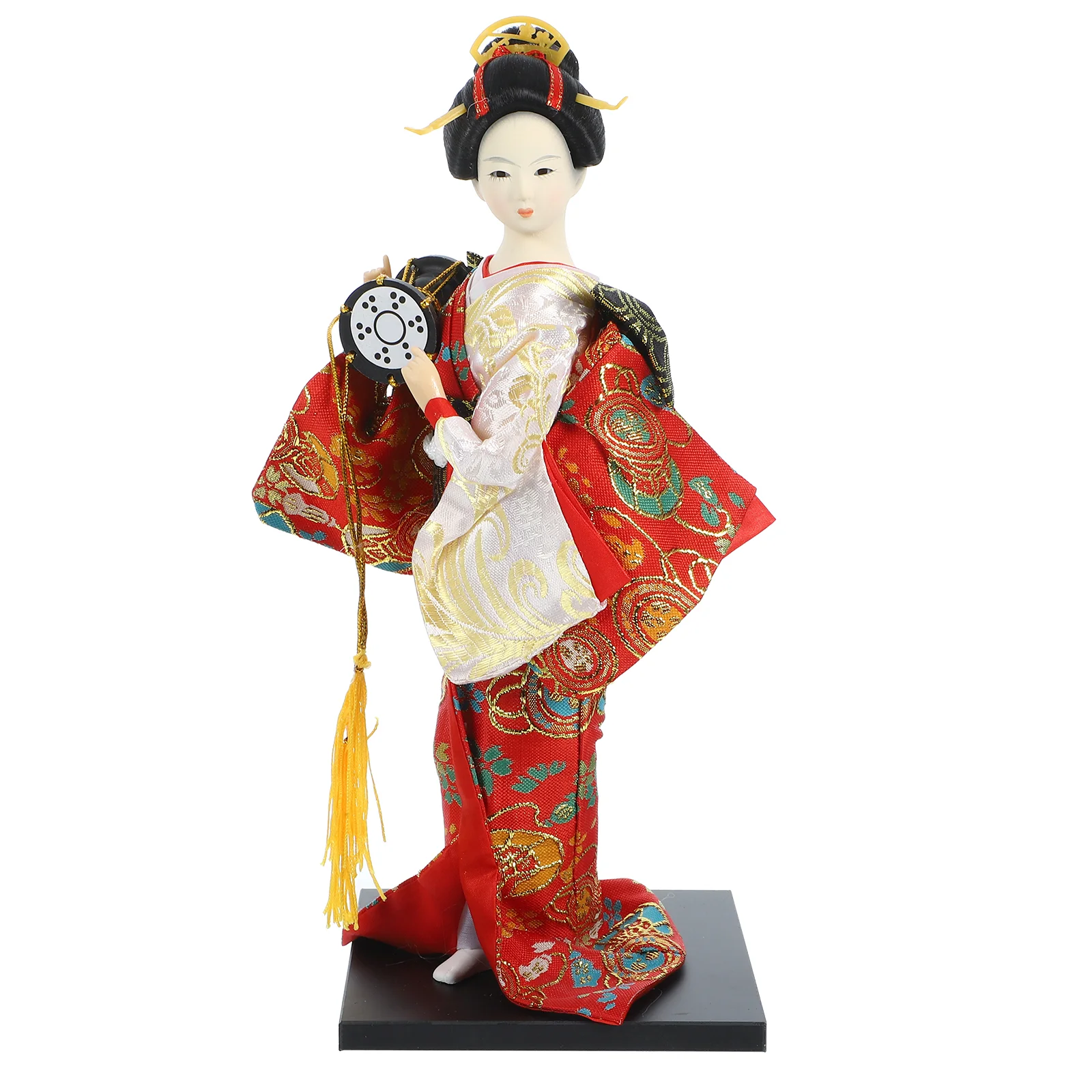 

Female Kimono Silk Figure Decoration Japanese Desktop Kimonos Dolls Reborn Baby