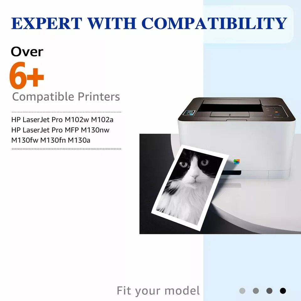 หมึกพิมพ์ CF217A 2แพ็คเข้ากันได้กับ M130fw M130nw HP LaserJet Pro MFP