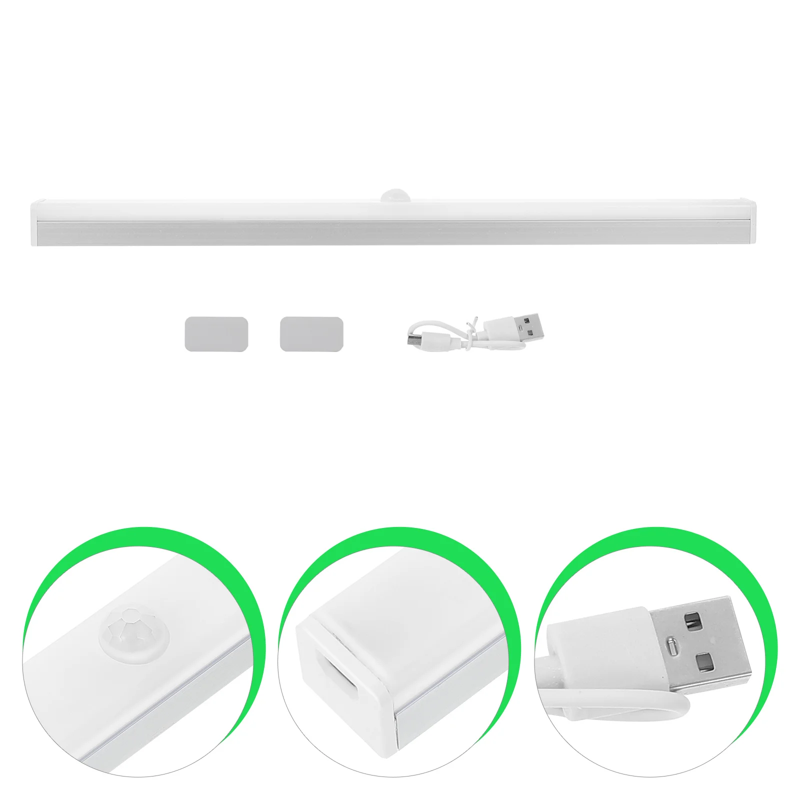 

1Pcs Body Sensing Night Lamp Premium Quality Multi-Purpose Cabinet Wardrobe Light USB Charging Bedside Night Light