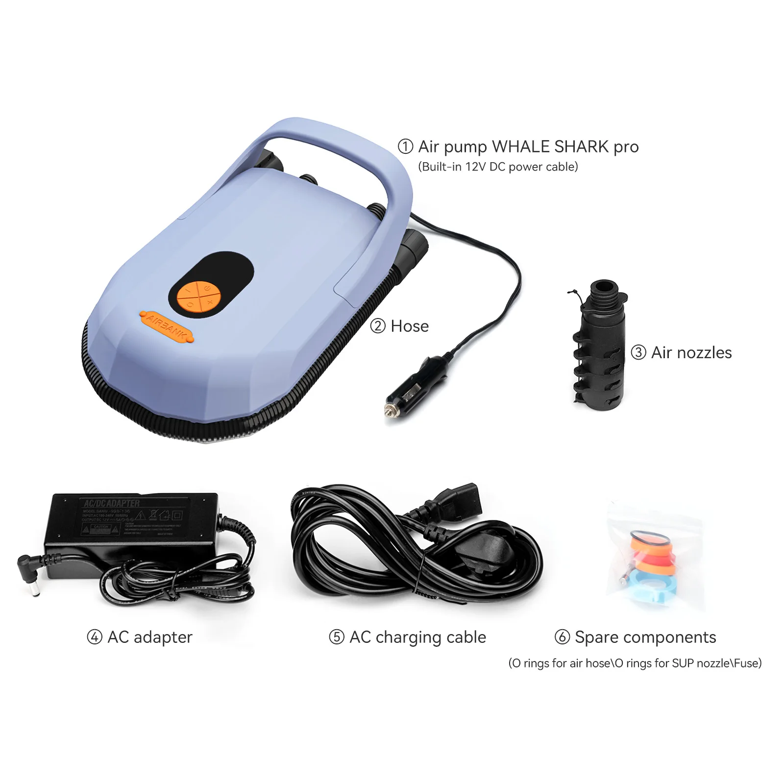 電動SUPポンプ 5200mAh 20PSI D9 pro