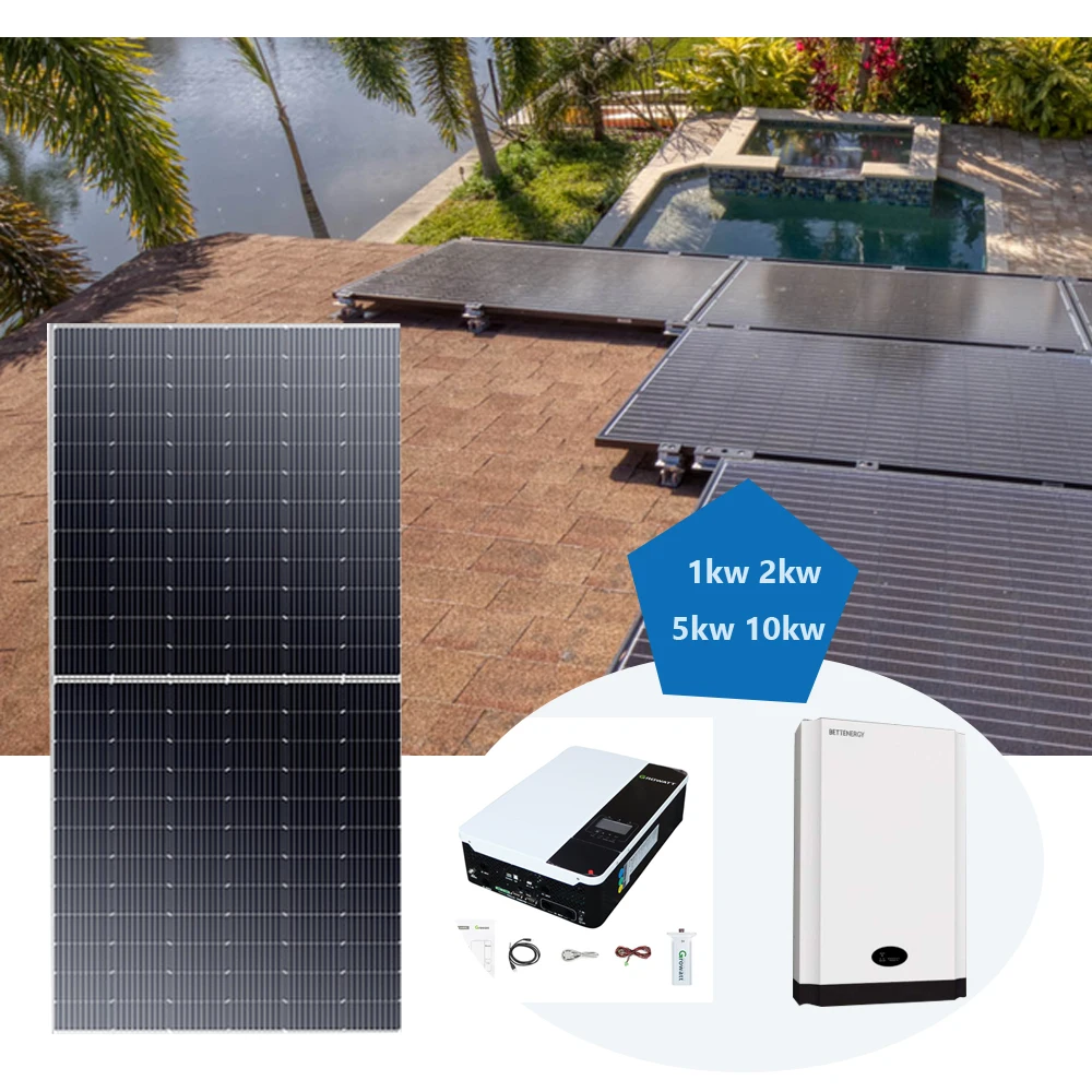 Complete Set Solar Energy System Full Package 1kw 5kw 6kw 8kw 10kw for Home Off Grid Full Set Solar Energy System