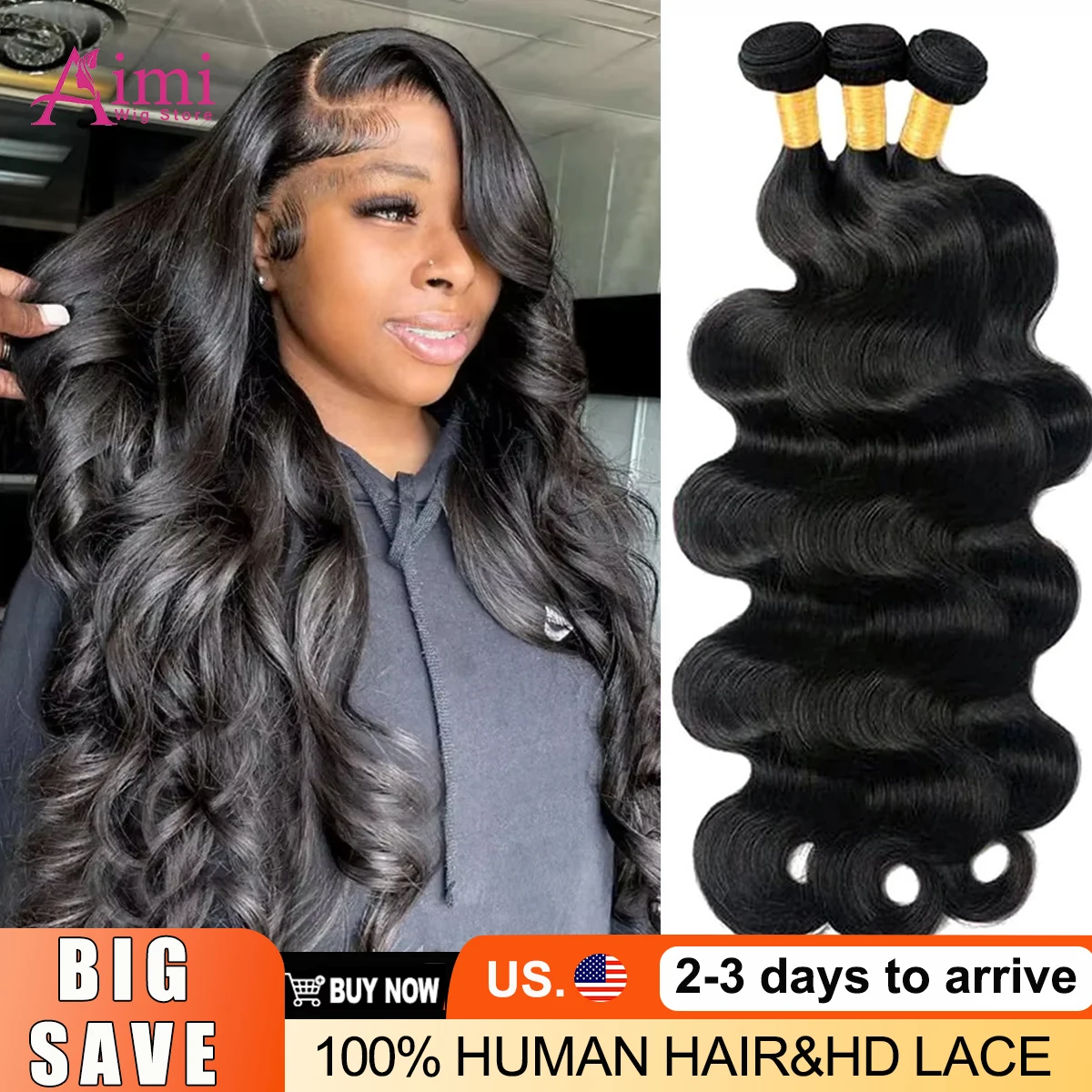 30インチ、32インチ、34インチのボディウェーブヘアエクステ、16Aブラジリアンヘアウィーブバンドル、100%未加工レミー人毛（女性用）