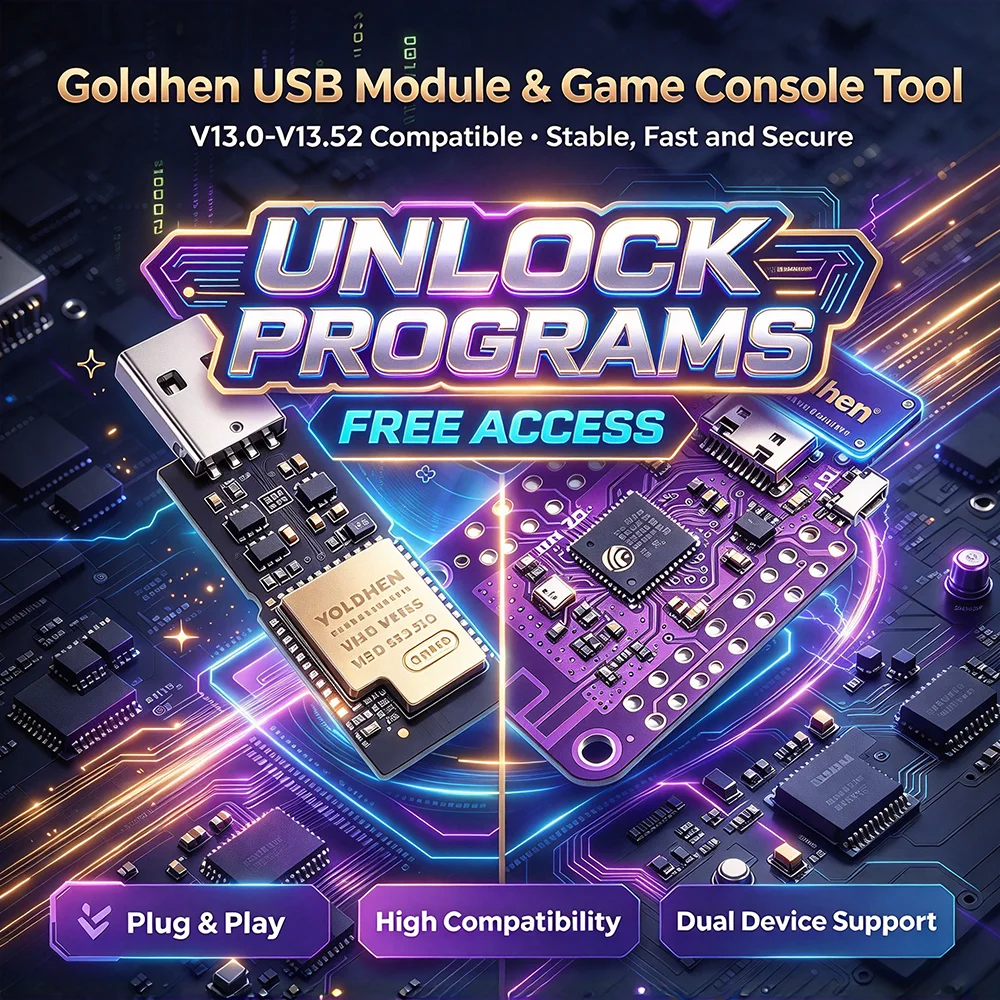 Ultimate GoldHEN for Ps4 Jailbreak Disc V9.0–12.52 Bootable Eject Payload 1-Click Boot Tool 13.0-13.02 Jailbreak Disc