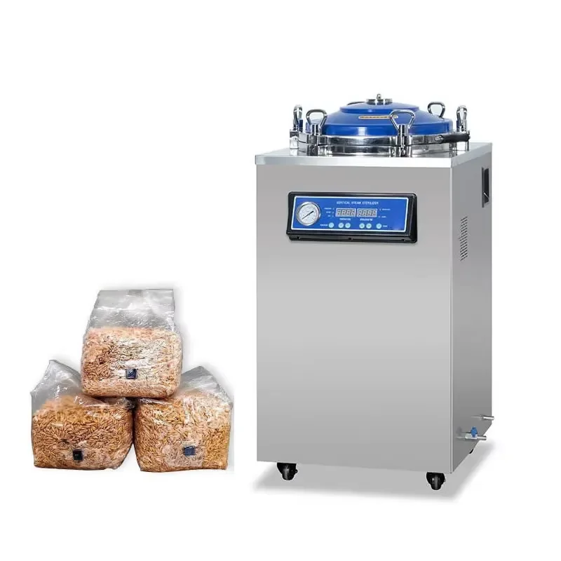 for All stainless steel 35 50 75 100 120 150L steam sterilizer mushroom autoclave sterilizer