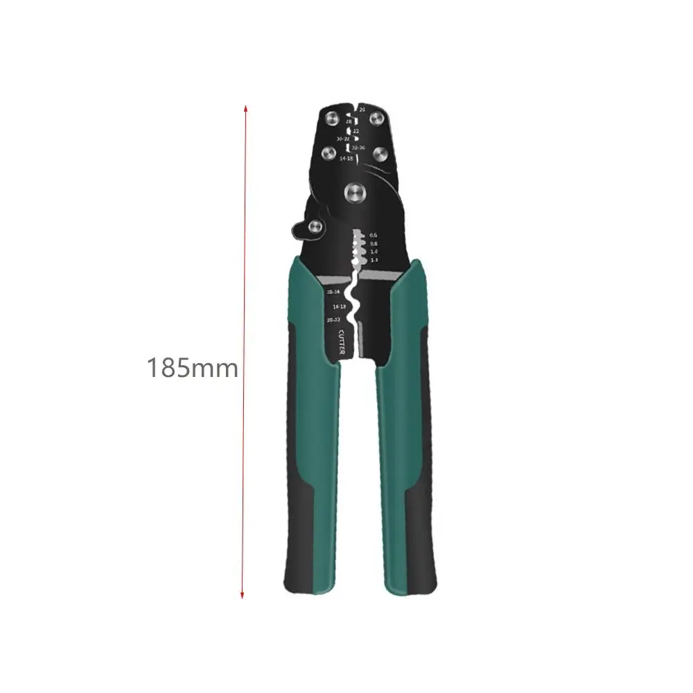 Durable Metal Crimping Pliers Cable Connector Crimping Tool Wire Cutter Multifunctional Terminal Pliers Wiring Accessories