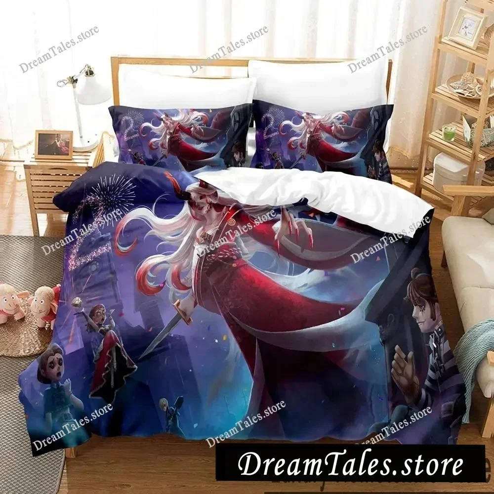 

Game Identity V Anime Bedding Set Boys Girls Twin Queen King Size Duvet Cover Pillowcase Bed Boys Adult Home Textileextile029