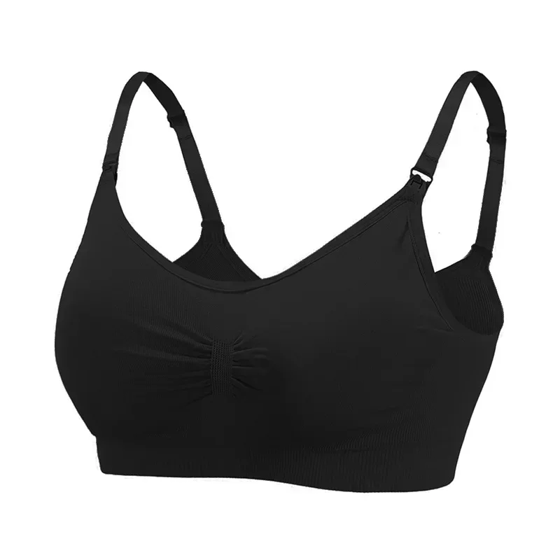 Reggiseni premaman reggiseno per allattamento senza ferretto Set di mutandine vestiti per la gravidanza prevenire il cedimento allattamento al seno reggiseno traspirante per donna