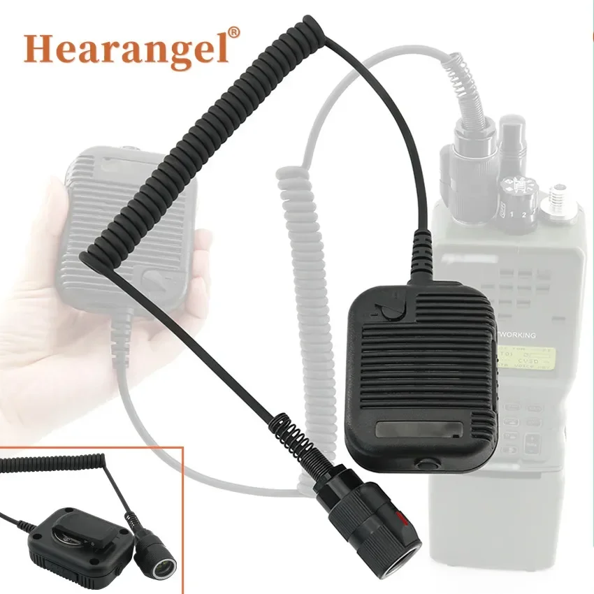 

Tactical Microphone Handheld 6 Pin PTT for AN/PRC 148 PRC152 PRC163 Radio Walkie Talkie tac-sky prc 148 152 dummay case