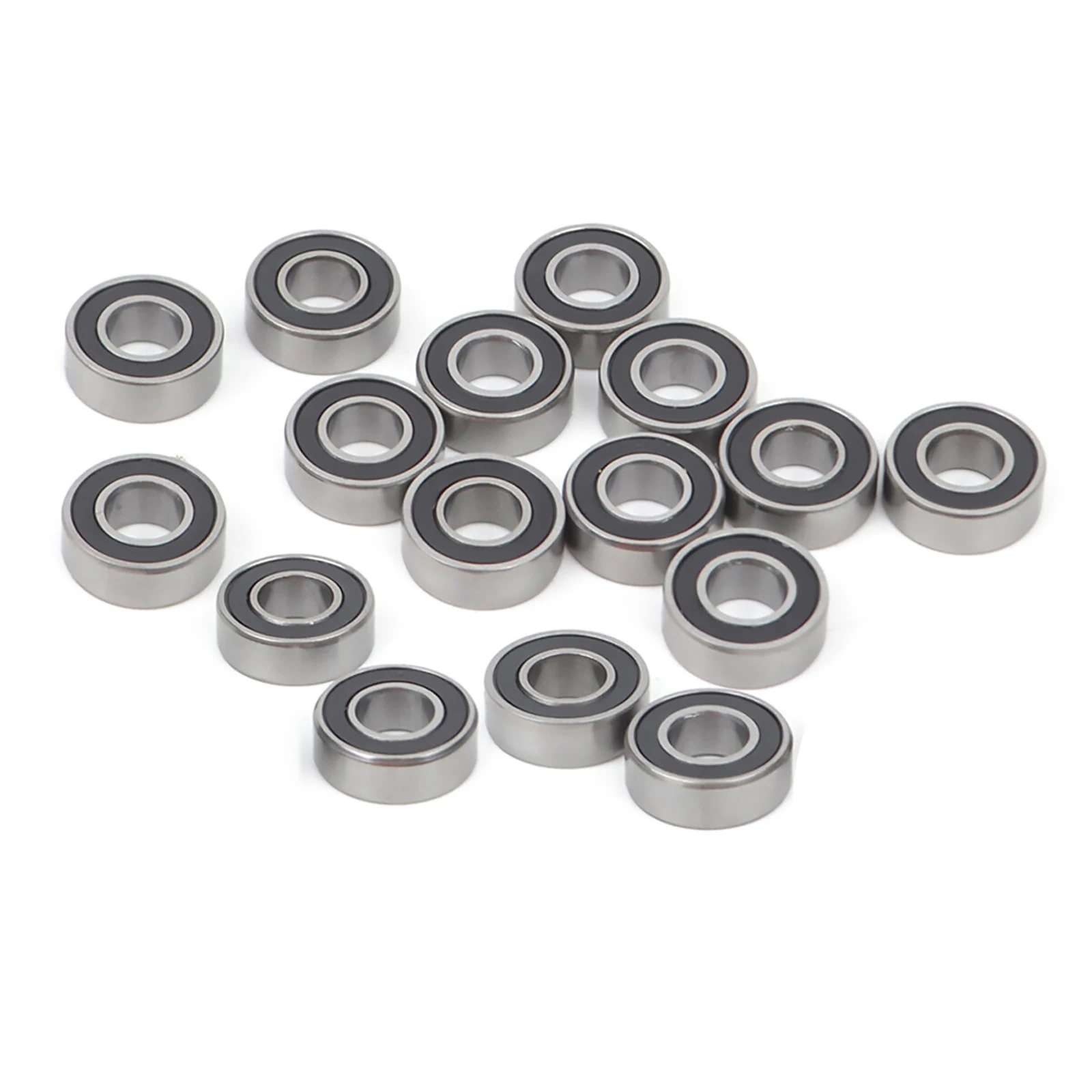 16Pcs/Set Steel Ball Bearing For Tamiya 2WDH BBX BB-01 BB01 1/10 RC Off-road Vehicle Car Accessories Replacement Upgrade Parts