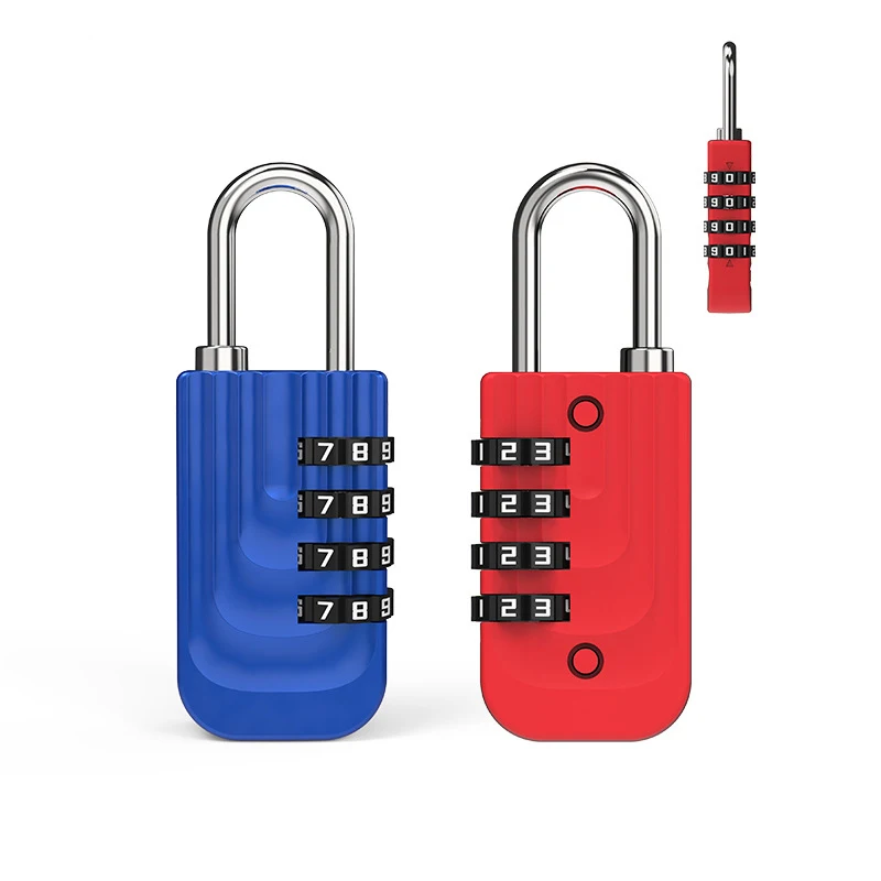 Zinc Alloy Combination Lock Modern Simple Ripple Wind Light Wave Pattern Luggage Gym Cabinet Mechanical Password Padlock