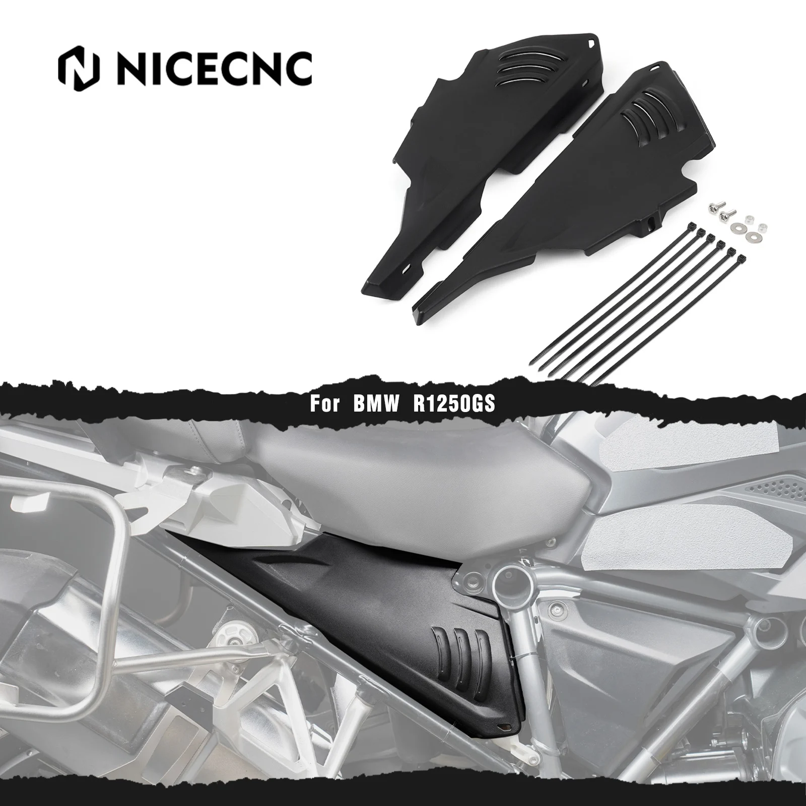 ل BMW R1250GS R 1250 GS 2018-2023 الإطار الخلفي الجانب لوحة الحرس يغطي R1200GS R 1200 GS 2013-2018 R 1250 GS 2023 2022 2021 #1