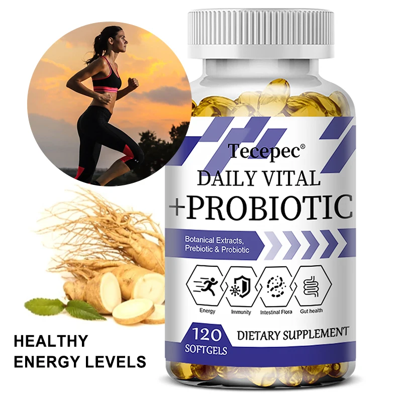 

Probiotic Supplement with Prebiotics - Promotes Nutritional Digestive Health, Balances Gut Microbiome, Enhances Immunity
