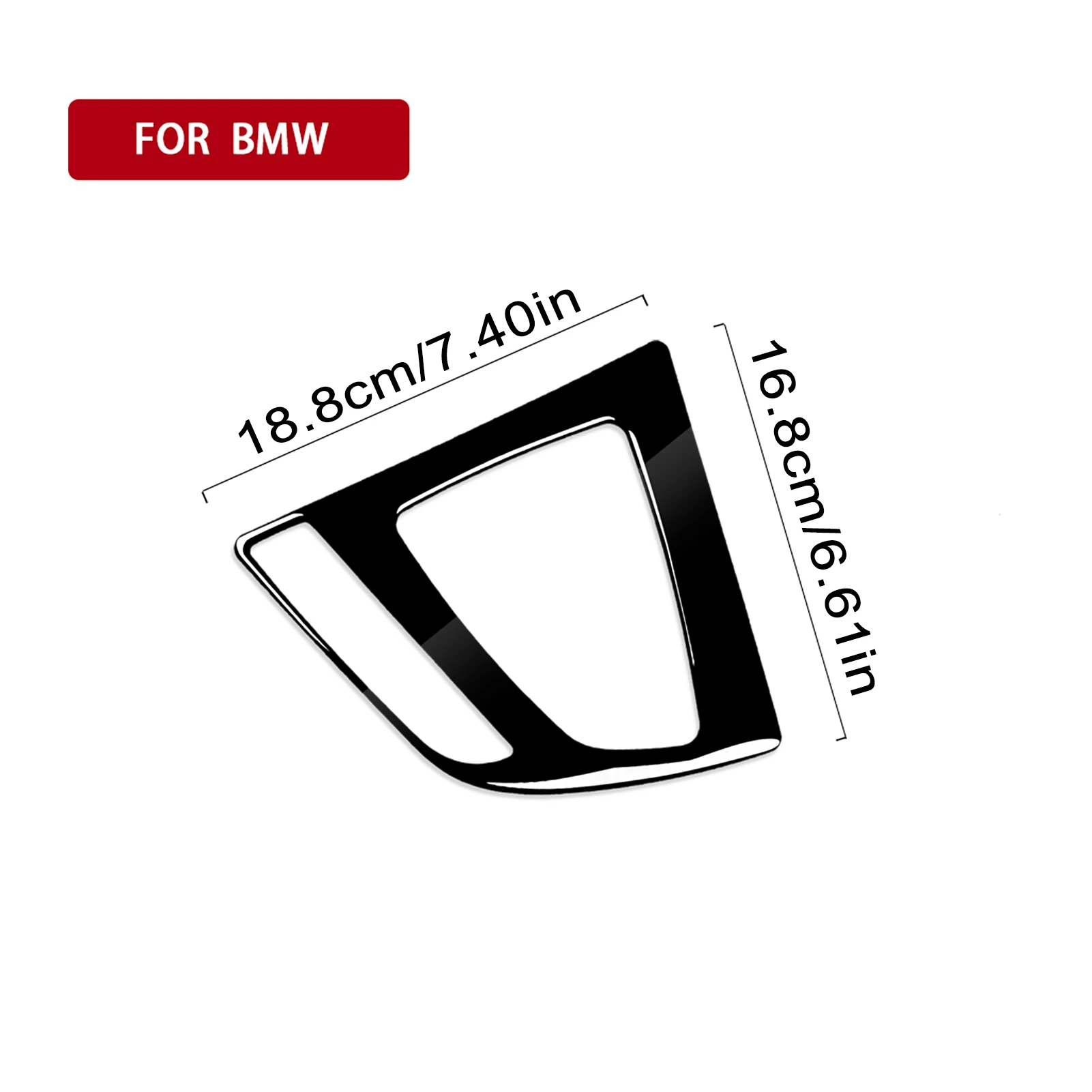 For BMW 3 Series f30 3gt f34 2013-2017 Piano Black Gear Shift Panel Trim Cover Car Interior Retrofitting Accessories Sticker