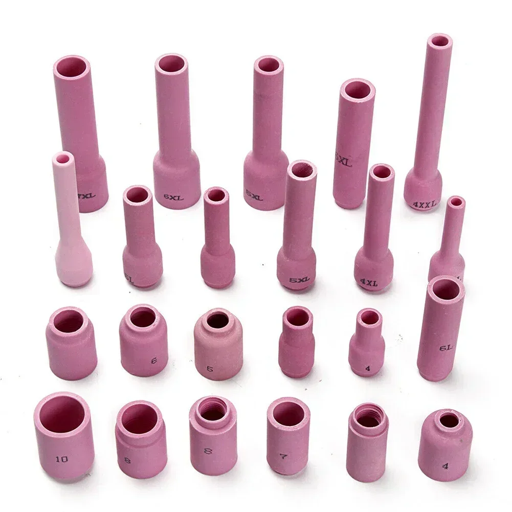 46 Stuks TIG Gas Lens Collet Lastoortsen Body Diverse Kit Voor TIG Lastoorts SR Voor WP-9 WP-20 WP-25 TIG Toortsen