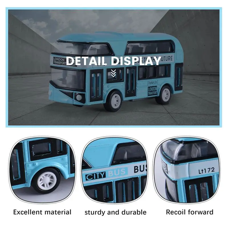 AC52-Double-Decker Bus London Bus Design Car Sightseeing Bus Vehicles Urban Transport Vehicles Commuter Vehicles