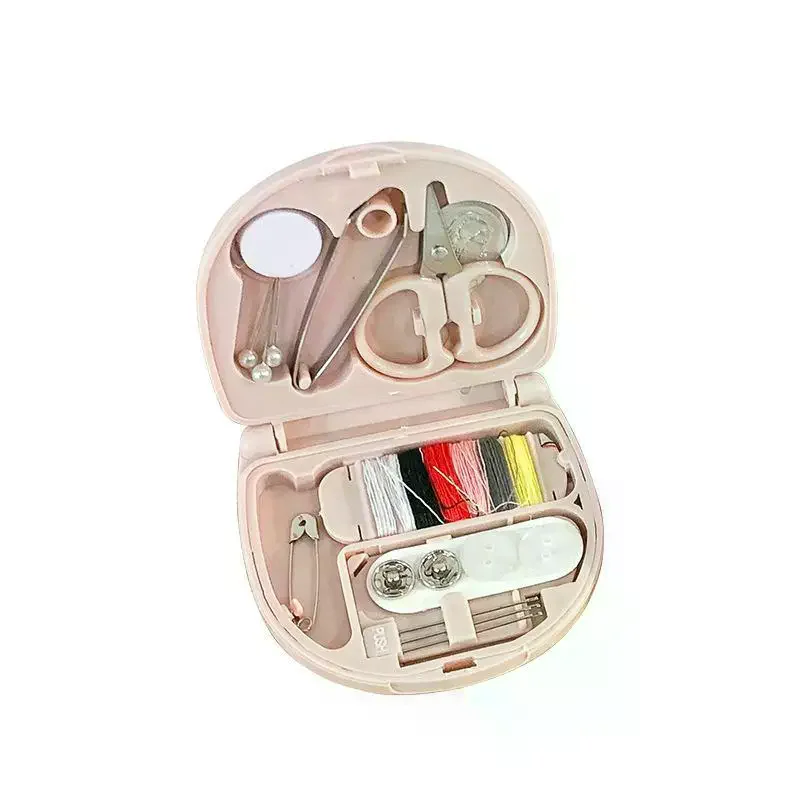 Mini Portable Sewing Kit with Complete Tools Storage Case for Travel Home Repair