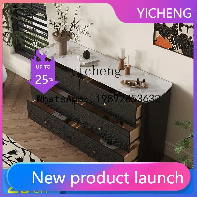 

Q6 minimalist bedroom against the wall, bedside storage cabinet, living room storage decorative cabinet