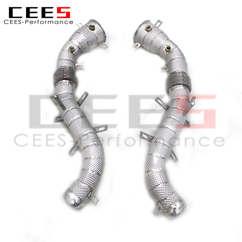 

CEES Performance racing Stainless Steel Downpipe with catalyst For Mclaren MP4-12C 3.8 2012-2014 Stainless Steel Exhaust Pipe