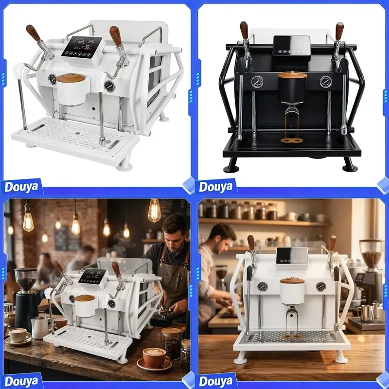 58mm Saturated Brewing Head Commercial Professional Electric Espresso Machine Automatic Single-head Coffee Maker for Hotels