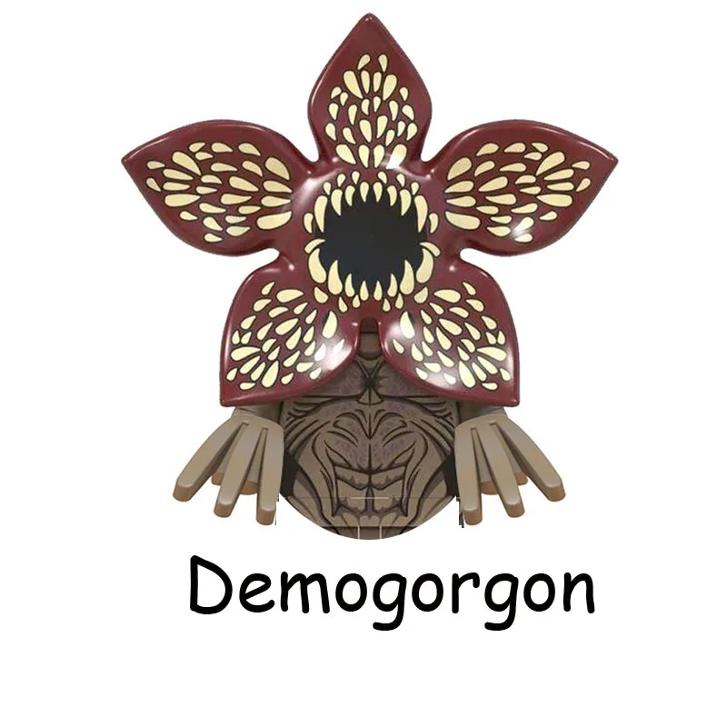 New Style! The Horrible Movie Dustin Mike Vecna Will Eleven Demogorgon Model Figure Blocks Construction Bricks Toys For Children view 3