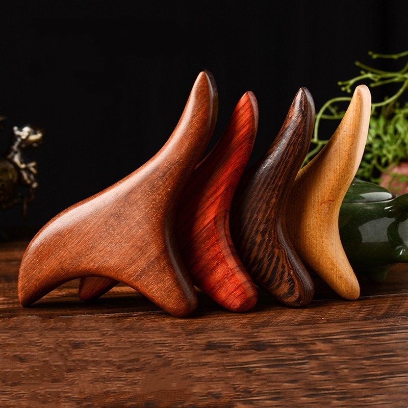  Portable Lightweight Wood Massage Tool Gua Sha for Lymphatic Facial Massage And Muscle Relief Scraping Body Tool for Relaxation 