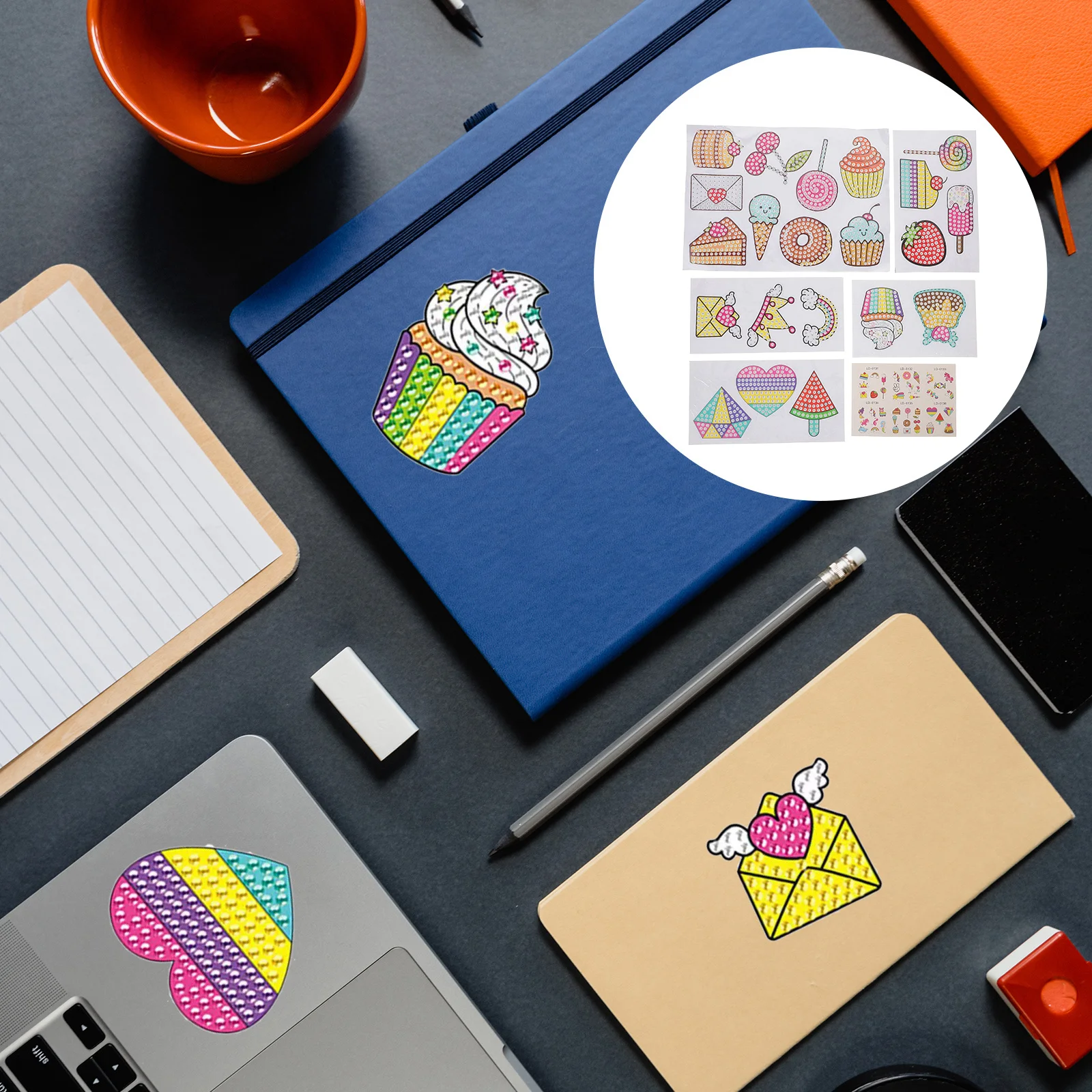 

1Set Art Stickers for Kids DIY Craft Kits Exquisite Appearance Enhance Imagination Parent-Child Activities