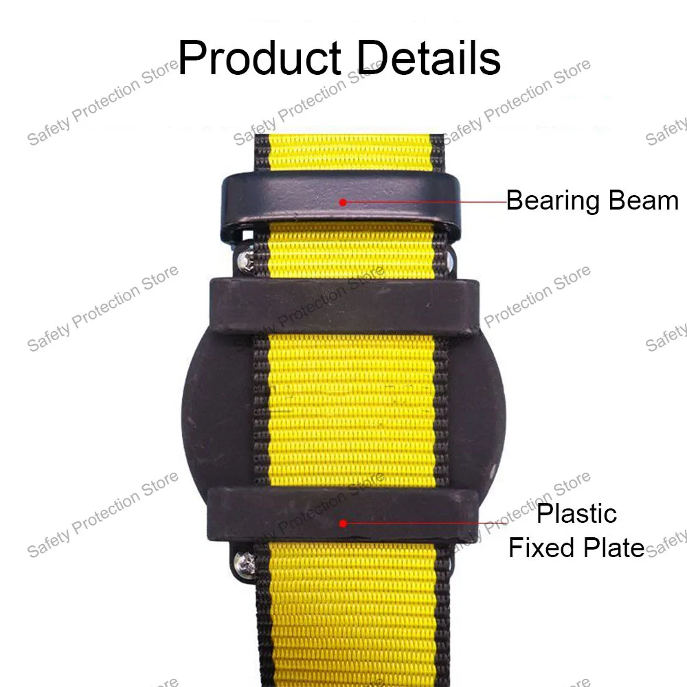 Work Safety Harness Belt Rope Fall Arrestor Self-locking Self-Retracting Lanyard Anti Fall Speed Difference Heavy Duty Lifeline