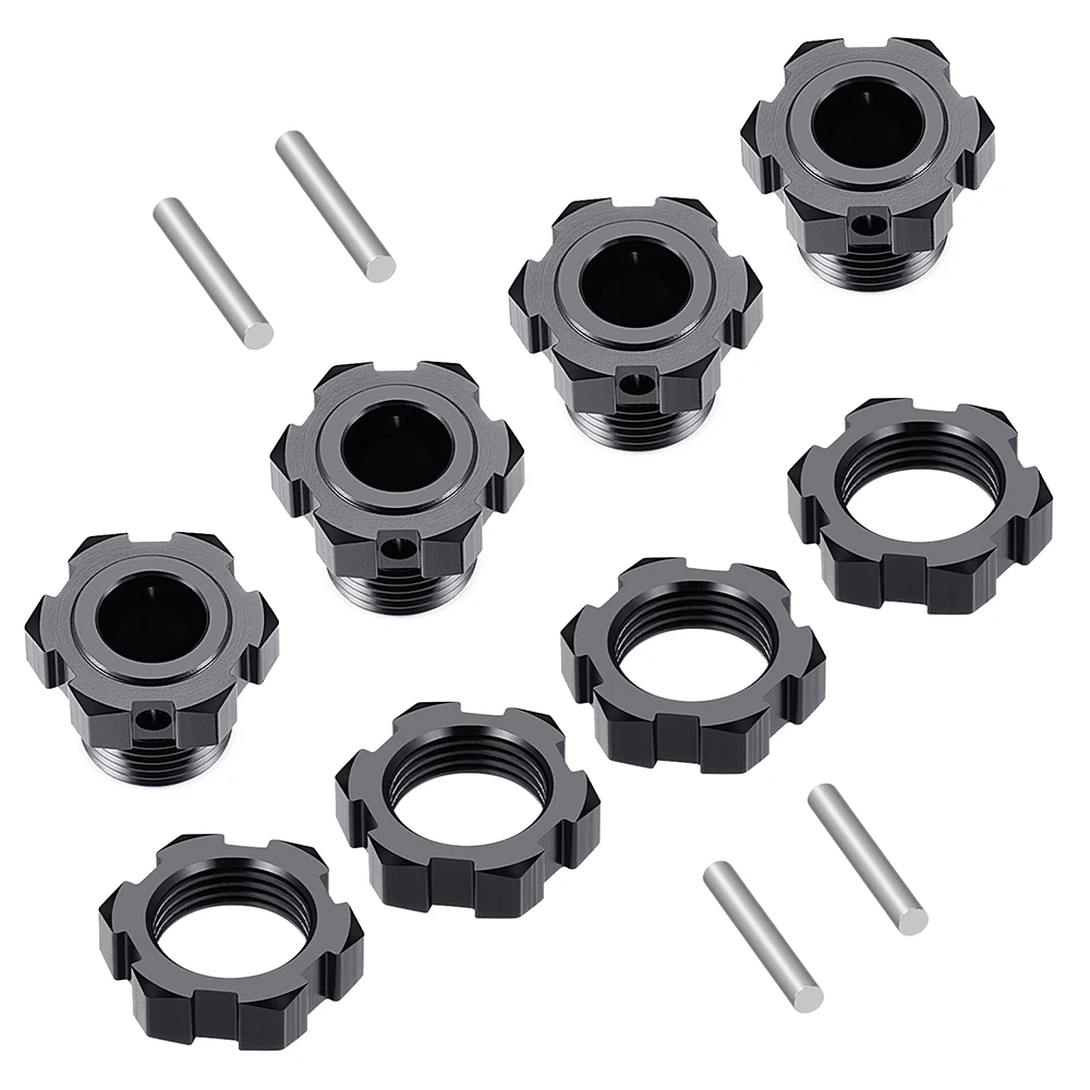 AXSPEED 1Set Aluminum Alloy Wheel Hex Hub Adapters for ARRMA Felony 6S Street Bash All-road Muscle Car Upgrade Parts