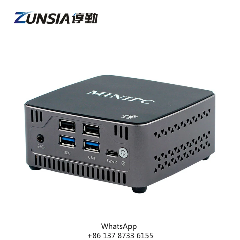 Nuc Mini Pc I5 11th Tiger Lake I5-1135G7 Type-c Mini Pc Case 4K HD DP Display Nuc Box Dual 2.5G LAN Portable Gaming Mini Pc