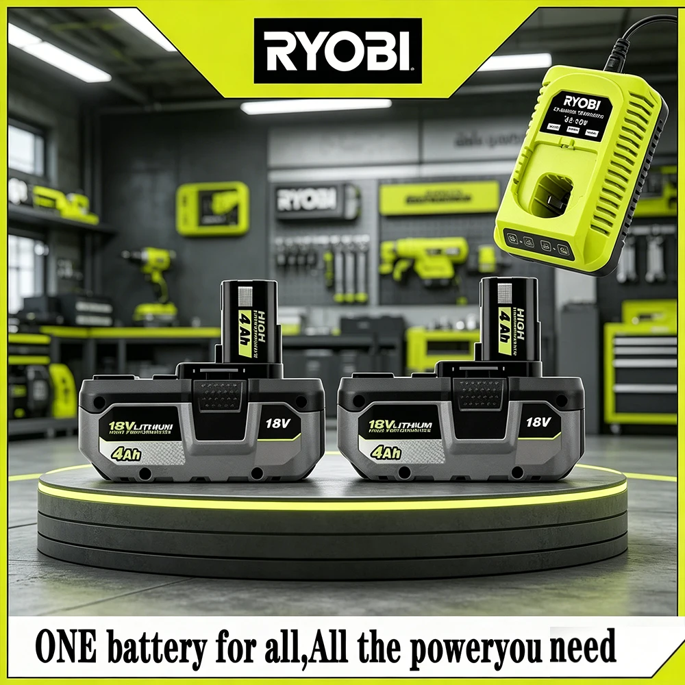 

Limited Offer! RYOBI 18V 8.0Ah Li-ion – 2x Runtime of Standard Battery. Perfect for Drill, Saw, DIY & Pro.