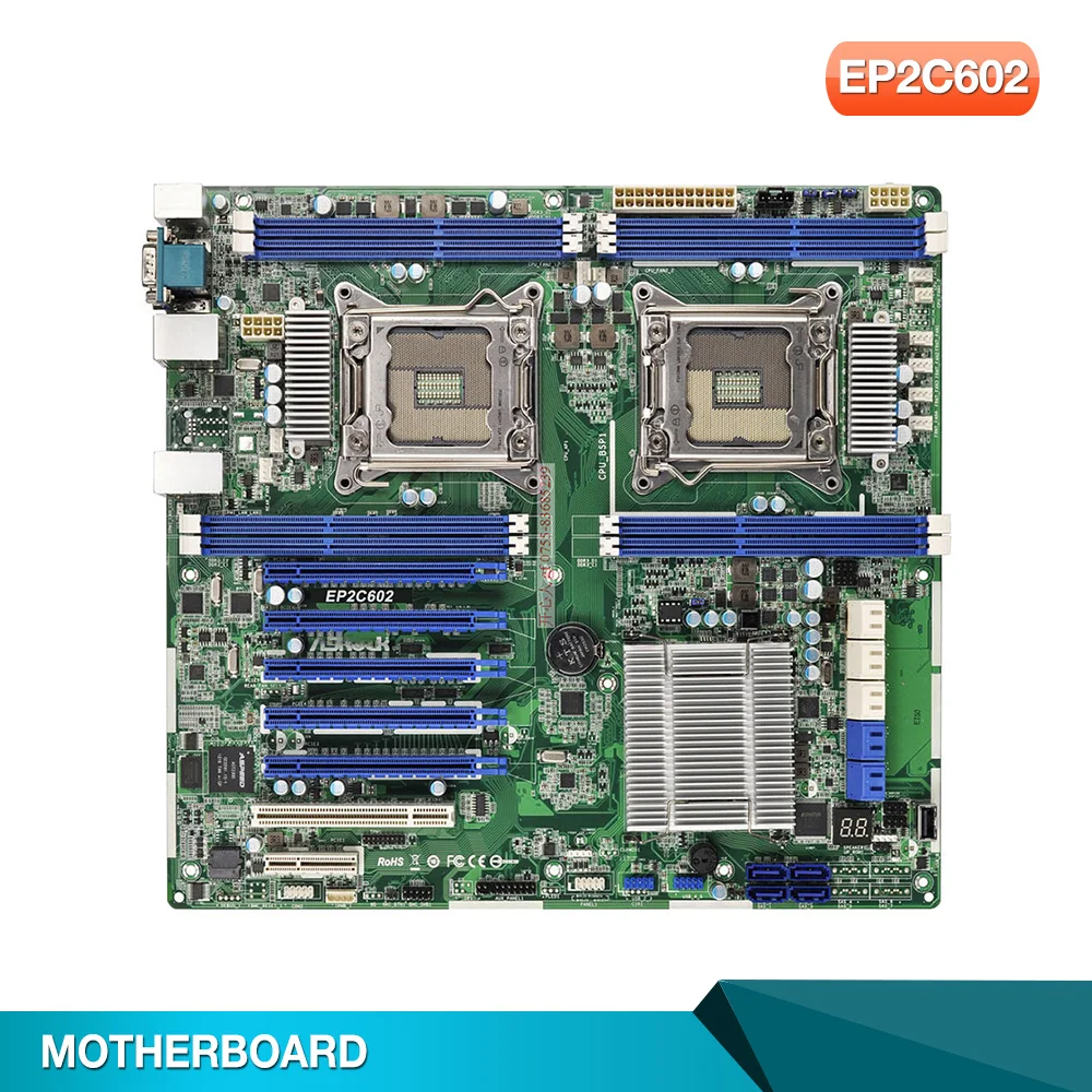 

Серверная материнская плата EP2C602 для ASROCK LGA2011, поддержка Xeon 5-1600/2600/4600, высокое качество