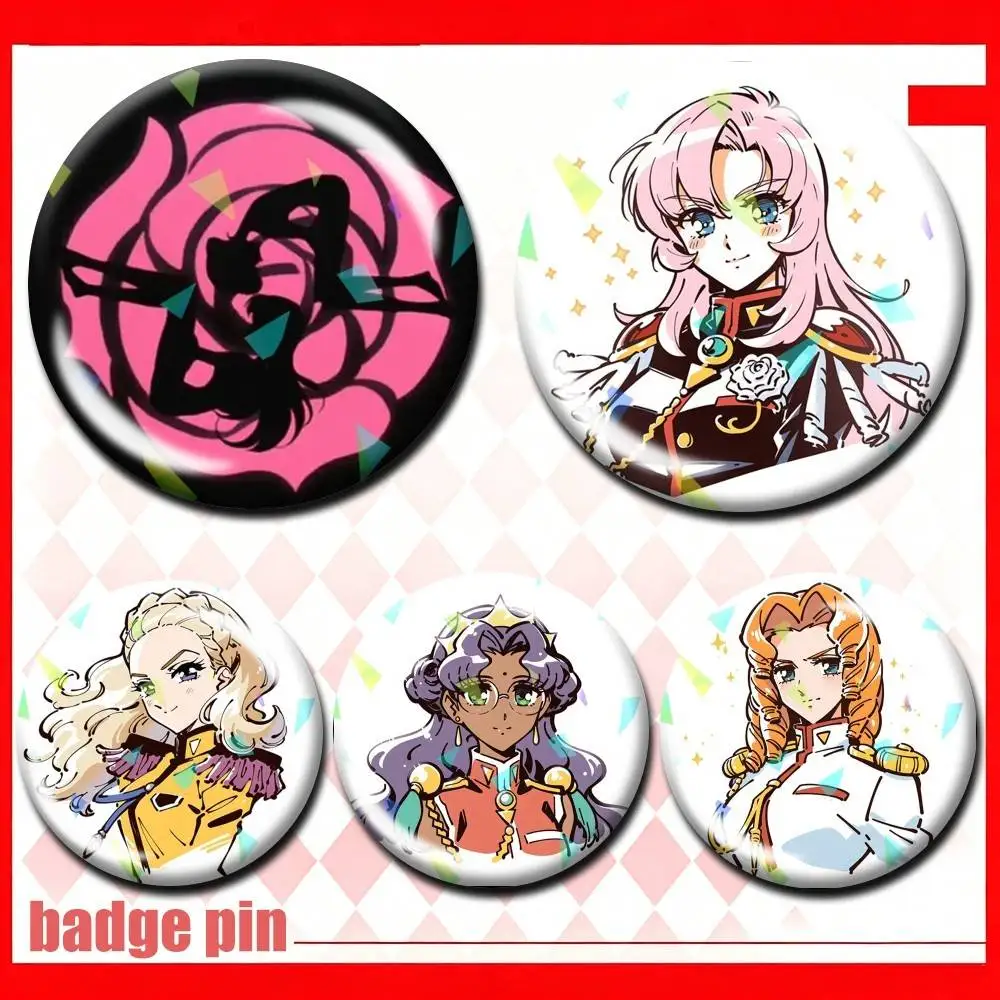 

Revolutionary Girl Utena Brooch Badge Backpack Hat Decoration Friendship Gift Custom Supported