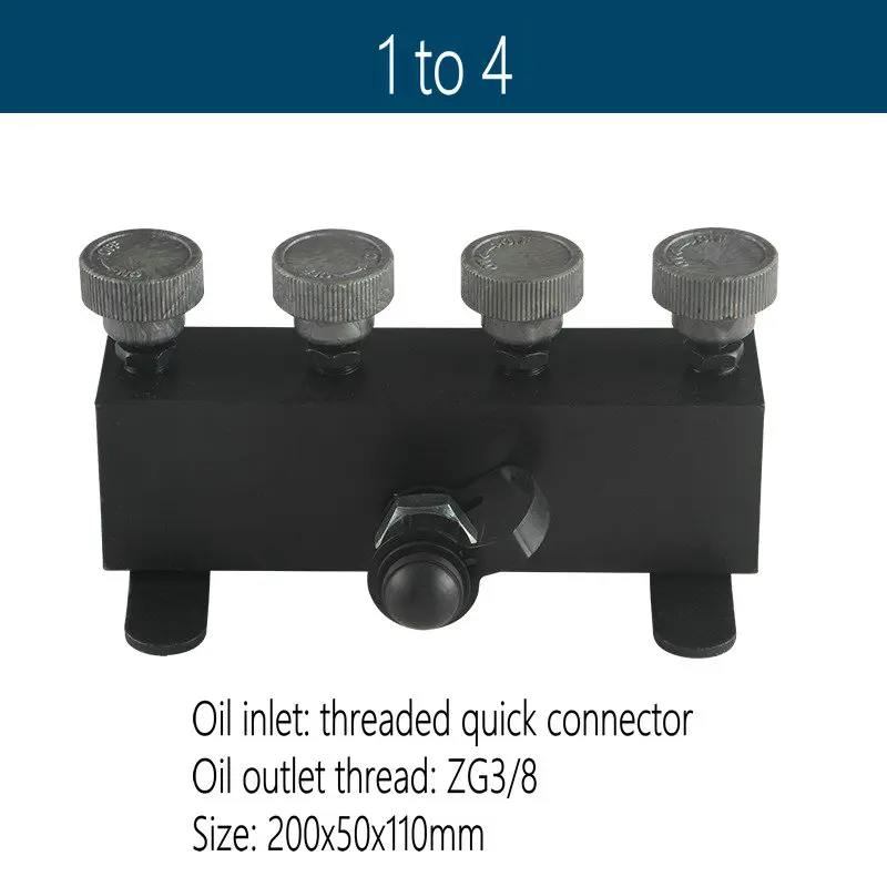 Hydraulic Tools High Pressure Three-way Valve Oil Circuit Distribution Valve Three Way Distributor Oil Distribution Valve